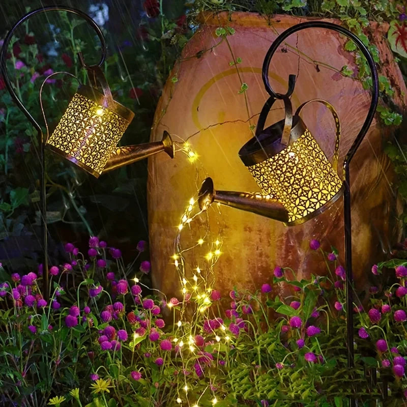 Yellared - Sollcellsdriven vattenkanna-lampa