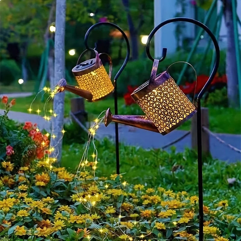 Yellared - Sollcellsdriven vattenkanna-lampa